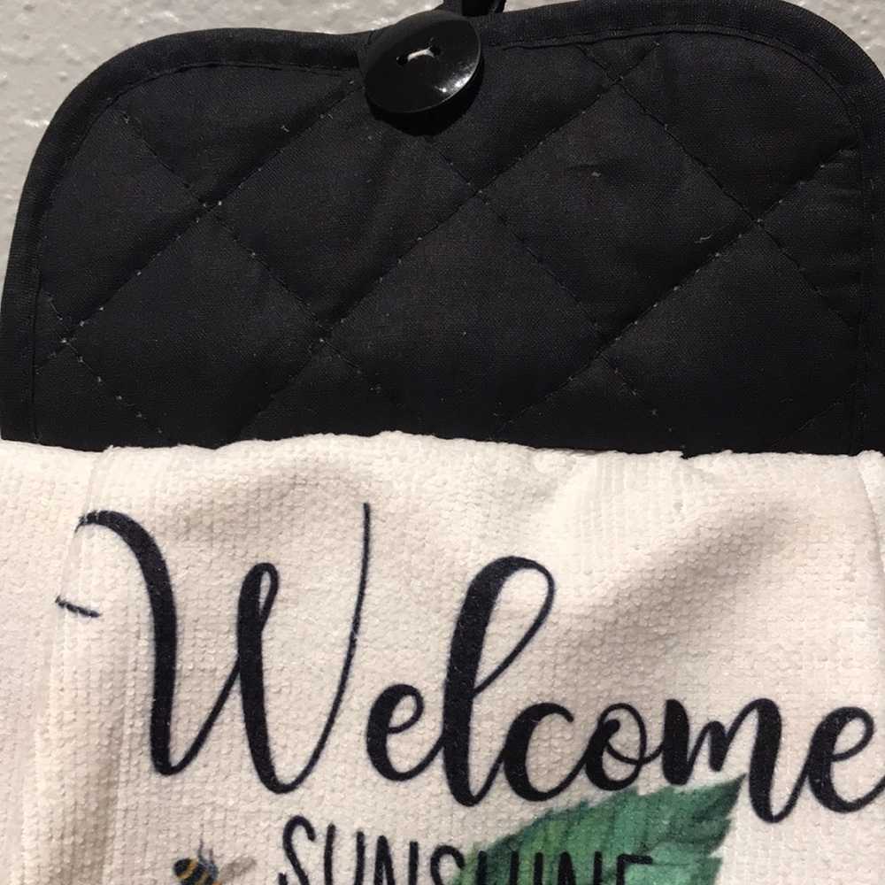 Hand Crafted Sunflower Kitchen Towel Sunflowers Towel Home Decor FINAL S… - Picture 5 of 5